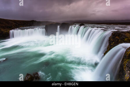 Godafoss Wasserfall, Island Stockfoto