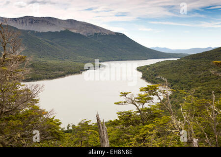 Argentinien, Feuerland, Ushuaia, Lago Escondida Stockfoto