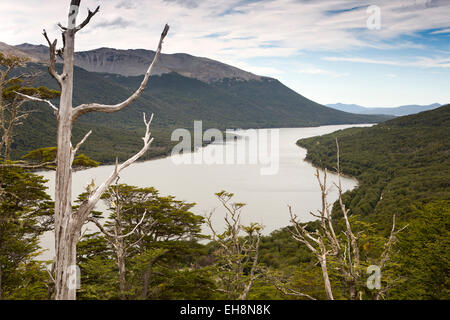 Argentinien, Feuerland, Ushuaia, Lago Escondida Stockfoto