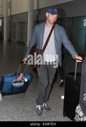 Promis am Toronto Pearson internationaler Flughafen mit: Corey Stoll Where: Toronto, Kanada bei: 03 Sep 2014 Stockfoto