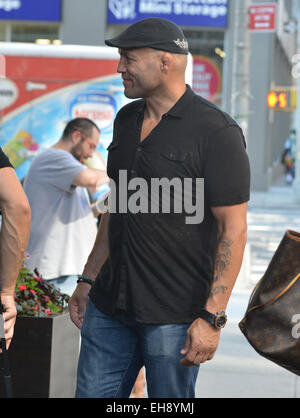 Die Besetzung von Dancing with the Stars Staffel 19 mit New York City: Randy Couture wo: Manhattan, New York, USA bei: 04 Sep 2014 Stockfoto
