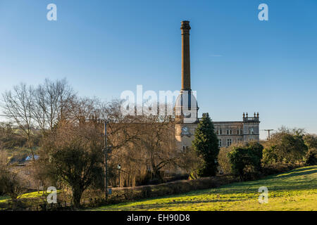 Bliss-Mühle ist eine ehemalige Tweed-Mühle in Chipping Norton in den Cotswolds, Oxfordshire. Die Mühle hat nun zu Wohnungen umgebaut. Stockfoto