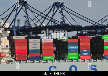 Felixstowe Docks Stockfoto