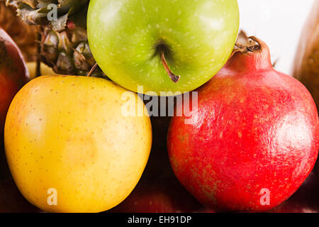 Überfluss Gesundheit Früchte niemand Stockfoto