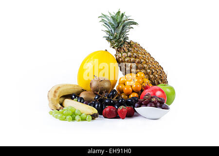 Überfluss Gesundheit Früchte niemand Stockfoto