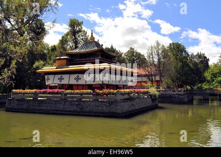 Norbulingka Sommer Palast des Dalai Lama, Tibet Stockfoto