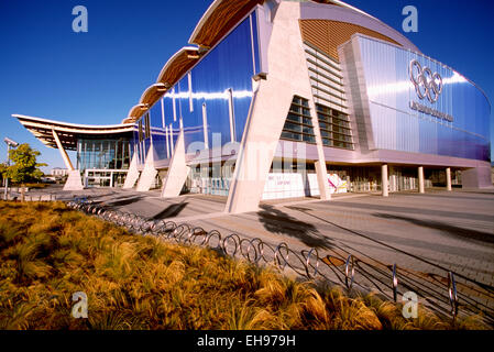 Richmond Olympic Oval, Richmond, BC, Britisch-Kolumbien, Kanada - Website 2010 Winterspiele in Vancouver Speed Skating Rink Veranstaltungsort Stockfoto