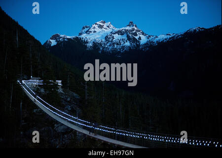 Das Meer zum Himmel Gondel und Summit Lodge.  Squamish BC, Kanada. Stockfoto