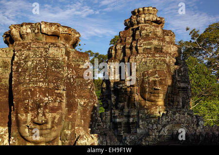 Der Bayon-Tempel, Angkor, Kambodscha Stockfoto