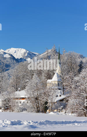 Wallfahrtskirche Maria Zu Den Sieben Linden in Raiten Schleching, Chiemgau, Upper Bavaria, Bavaria, Germany Stockfoto