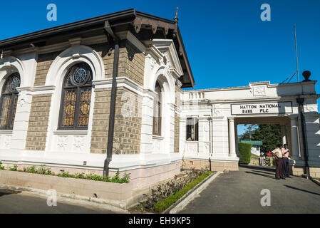 Geschäftsviertel, Nuwaraeliya (Nuwara Eliya), Hill Country, Sri Lanka, Asien Stockfoto