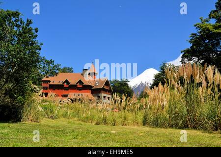 Typische Architektur in Puerto Varas, Patagonien, Chile Stockfoto