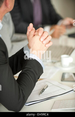 Geschäftsmann Tagung Stockfoto