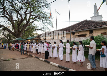 Ruwanwelisaya Dagoba, UNESCO-Weltkulturerbe, Anuradhapura, Sri Lanka, Asien Stockfoto