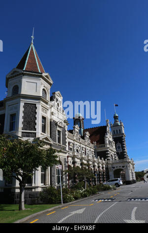 Dunedin Railway Station in Dunedin Neuseeland Stockfoto