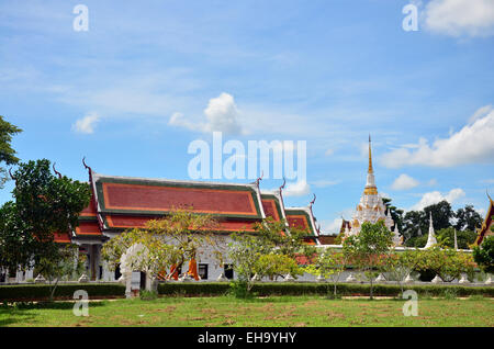 Chaiya Tempel Wat Phra Borommathat in Chaiya Distrikt Surat Thani in Thailand Stockfoto