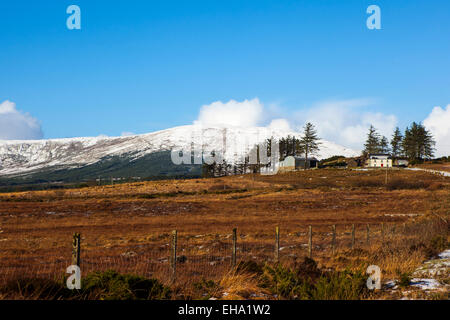 Die Aussicht von der N56 Straße von Killybegs nach Ardara in Donegal, Irland Stockfoto