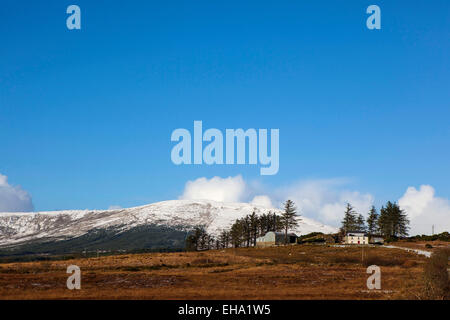 Die Aussicht von der N56 Straße von Killybegs nach Ardara in Donegal, Irland Stockfoto