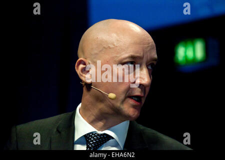 Kopenhagen, Dänemark. 10. März 2015. Vice President bei DONG Energy Windkraft, Herr Claus Hviid Christensen, abgebildet auf der EWEA 2015 Konferenz und Ausstellung Eröffnungsfeier in Kopenhagen Credit: OJPHOTOS/Alamy Live News Stockfoto