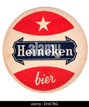 Vintage simGangster Werbung Heineken Bier Stockfoto