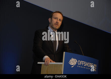 Kopenhagen, Dänemark. 10. März 2015. Martin Lidegaard dänische Außenminister anlässlich der European Wind Energie Association Conference Offshore 2015 organisiert von der EWEA im Bella Center für drei 2 Konferenz Credit: Francis Dean/Alamy Live News Stockfoto