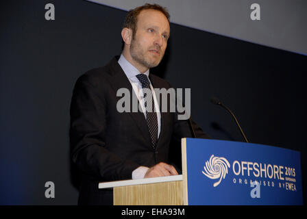Kopenhagen, Dänemark. 10. März 2015. Martin Lidegaard dänische Außenminister anlässlich der European Wind Energie Association Conference Offshore 2015 organisiert von der EWEA im Bella Center für drei 2 Konferenz Credit: Francis Dean/Alamy Live News Stockfoto