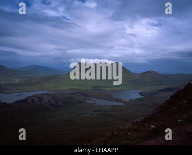 Cul Mor von Stac Polliadh Inverpolly National Nature Reserve Assynt in der Nähe von Ullapool Schottland Stockfoto