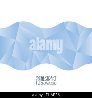Abstrakten geometrischen Hintergrund mit Dreieck-Design, Vektor-Illustration, eps10 Stockfoto
