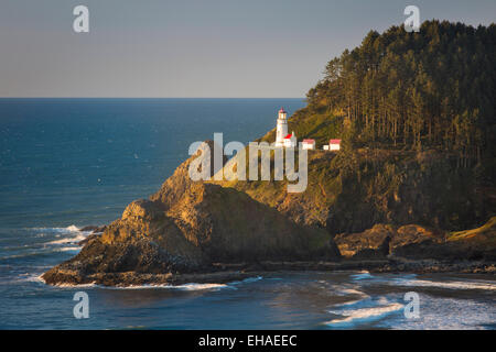 Heceta Head Leuchtturm entlang der Oregon Küste, USA Stockfoto