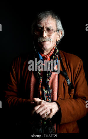 Tom Priestley an literarischen Oldie Mittagessen 03.10.15 Stockfoto