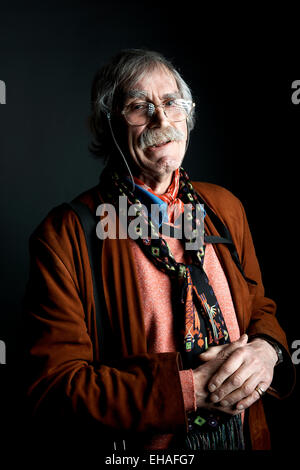 Tom Priestley an literarischen Oldie Mittagessen 03.10.15 Stockfoto