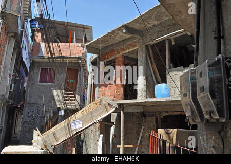 Häuser der Favela in Rio De Janeiro. Brazilien Stockfoto