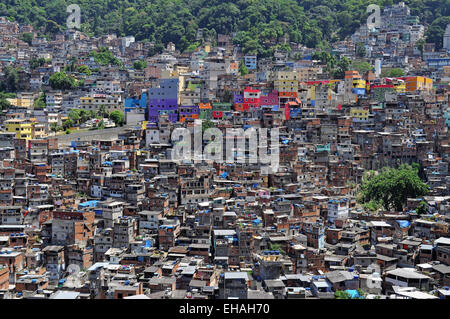 Brasilianischen Favela in Rio De Janeiro (Vorstadt) Stockfoto