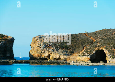 Mittelmeer Europa, Malta, Comino Insel, Blue Lagoon Stockfoto