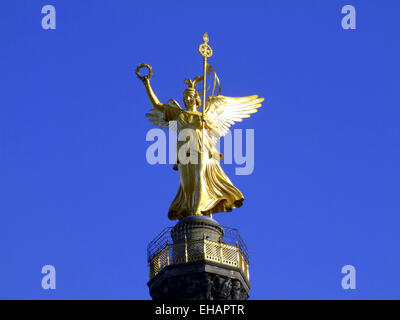 Berliner Siegessäule / Siegessäule Stockfoto