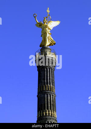 Berliner Siegessäule / Siegessäule Stockfoto