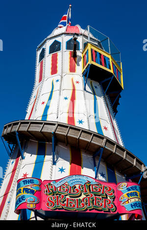 Helter Skelter, Pier von Brighton, Brighton, Sussex, UK Stockfoto