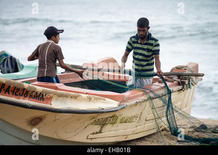 leere Strände, Arugam Bay, Sri Lanka, Asien Stockfoto