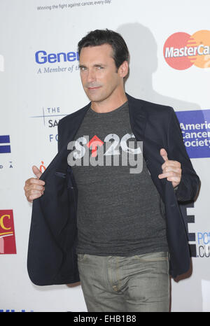 Der 4. Stand bis zu Krebs Spendenaktion mit: Jon Hamm wo: Los Angeles, California, Vereinigte Staaten von Amerika bei: 06 Sep 2014 Stockfoto