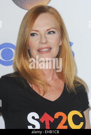 Der 4. Stand bis zu Krebs mit Spendenaktion: Marg Helgenberger wo: Los Angeles, California, Vereinigte Staaten von Amerika bei: 06 Sep 2014 Stockfoto