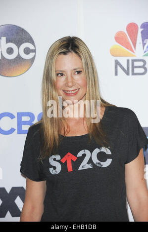 Der 4. Stand bis zu Krebs mit Spendenaktion: Mira Sorvino wo: Los Angeles, California, Vereinigte Staaten von Amerika bei: 06 Sep 2014 Stockfoto