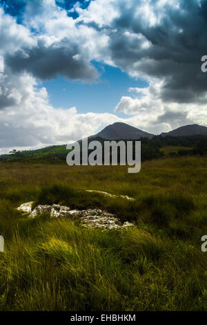 Blick über Snowdonia-Nationalpark in Wales Cymru Stockfoto