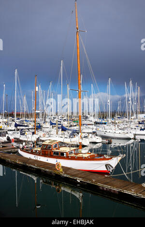 Troon Marina, Ayrshire, Schottland, UK Stockfoto