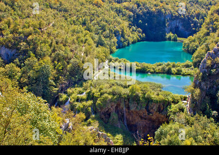 Plitvicer Seen Nationalpark canyon Stockfoto