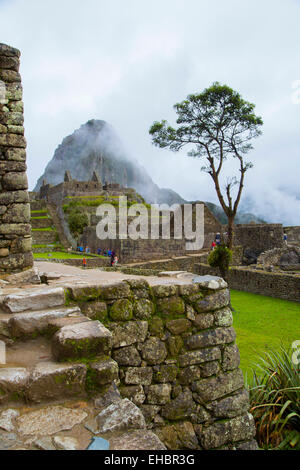 Machu Picchu, Cusco Region, Urubamba Provinz, Bezirk von Machu Picchu, Peru Stockfoto