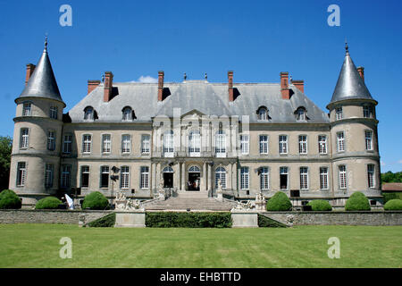 Blick auf Château de Haroue, in der Nähe von Nancy, Frankreich Stockfoto
