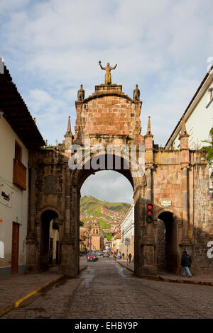 Arco de Santa Clara, 1835, Cusco, Urubamba Provinz, Peru Stockfoto