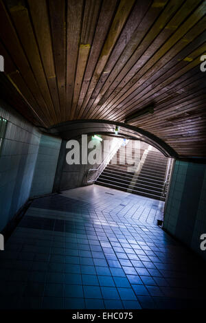 Eingang zur Unterführung Stockfoto