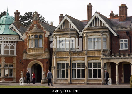 Bletchley Park The Mansion Bletchley Buckingamshire England Home von WWII codebreakers Stockfoto