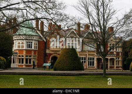 Bletchley Park The Mansion Bletchley Buckingamshire England Home von WWII codebreakers Stockfoto